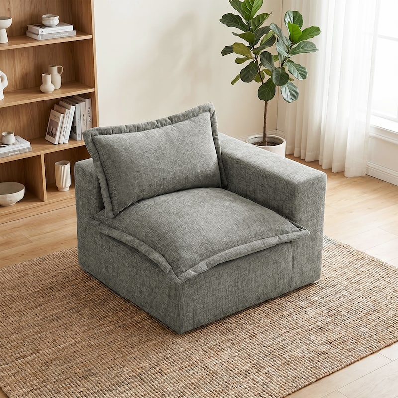Comfy Cloud Couch Plush Modular Sectional Sofa For Living Room