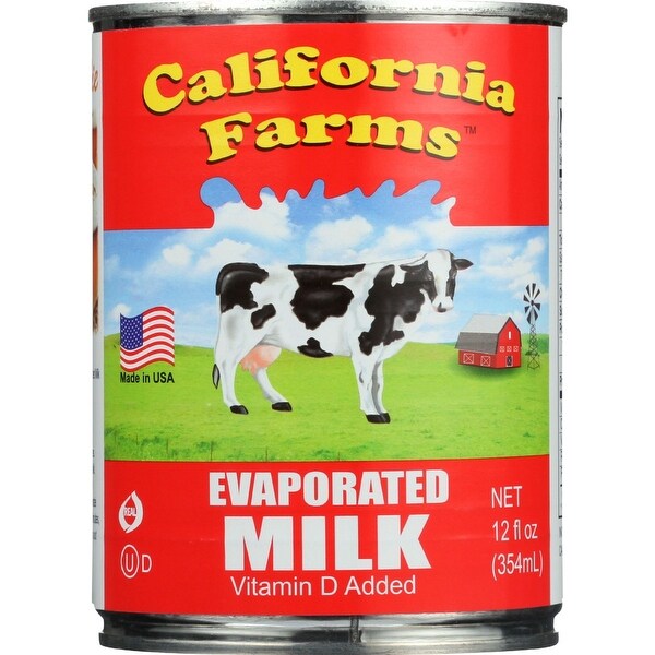 California Farms Evaporated Milk - 12 oz - case of 24