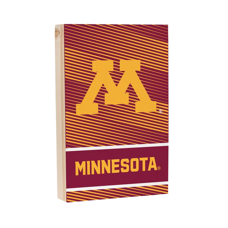University of Minnesota Wooden Tabletop Mantel Shelf Sign