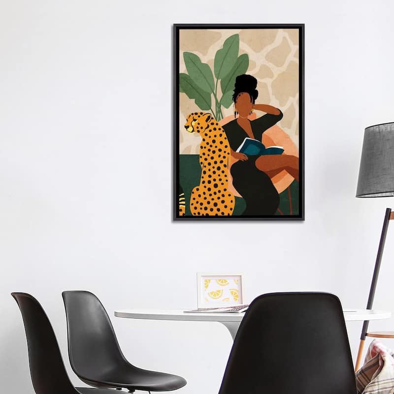 iCanvas "Stay Home No. 1" by Domonique Brown Framed