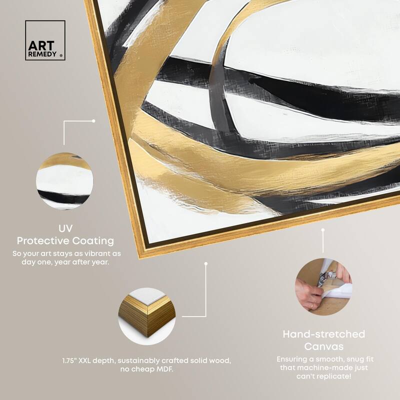 Loops of Luxury II Canvas by Art Remedy