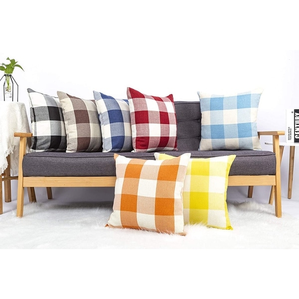 Buffalo check shop pillow covers