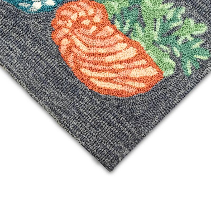 Liora Manne Frontporch Happy Plant Indoor/Outdoor Rug