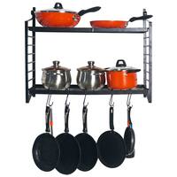 Buy Mounted Pot Racks Online At Overstock Our Best Kitchen Storage Deals