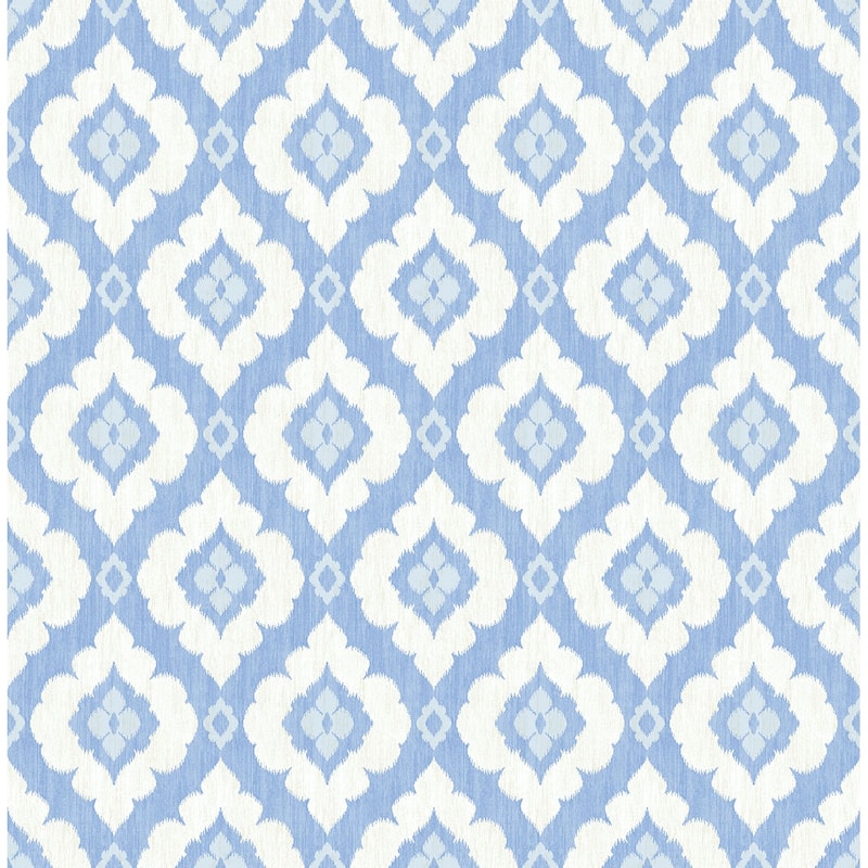 Seabrook Designs Floral Medallion Unpasted Wallpaper