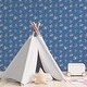 preview thumbnail 4 of 4, Galerie Wallcoverings Tiny Tots 2 Spaceships Non-woven Glittery Wallpaper Roll