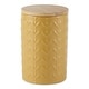 preview thumbnail 24 of 44, Retro Vine Texture Ceramic Canister (Set of 3)