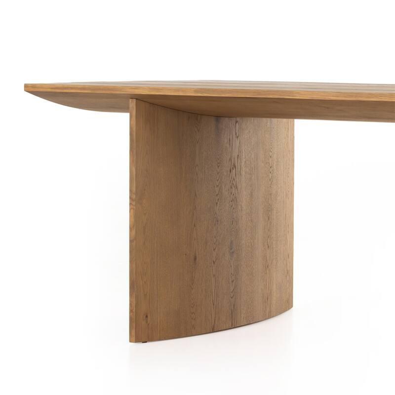 Miriam 84" Dining Table-Dusted Oak Veneer - 84W x 40D x 30H