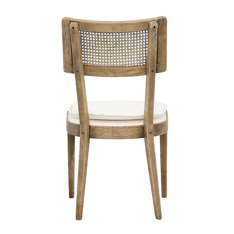 Carter Cotton Upholstered Dining Chair, Natural
