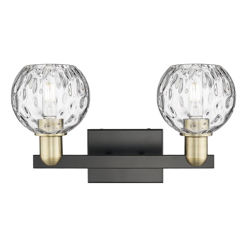 Innovations Lighting Endless Possibilities Arcadia - Athens Water Glass - 2 Light 17" Bath Vanity Light