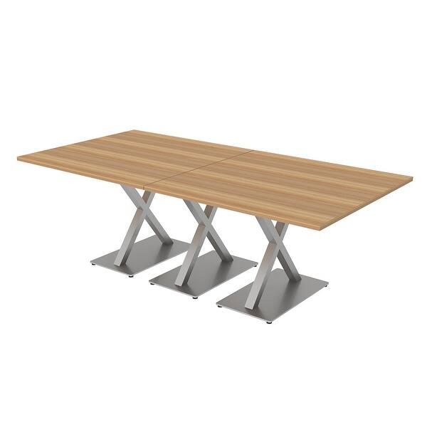 8 Person Rectangular Conference Table X Bases Power And Data Units