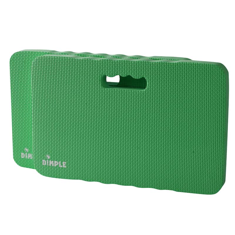(Pack of 2) Dimple Multi-Purpose Mats with High-Density 1.5 inch Thick Foam Comfort Kneeling Pad for Gardening knee support
