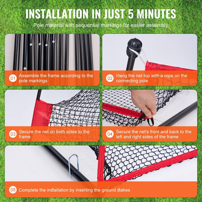 Golf Practice Hitting Net, Huge Personal Driving Range for Indoor or Outdoor Use, Portable Home Golf Aid Net