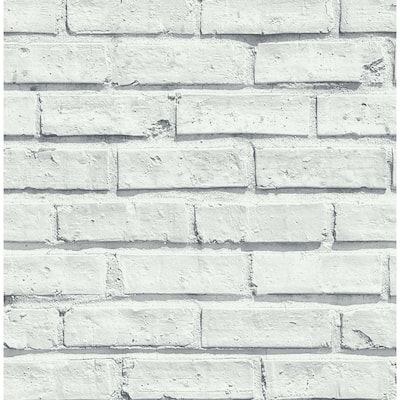 Arthouse Faux Brick Peel and Stick Wallpaper - 20.5 in. W x 18 ft. L