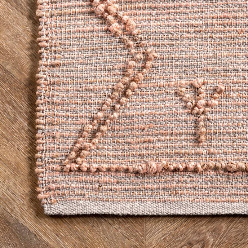 Nuloom Julianne Handmade High-Low Jute Moroccan Area Rug