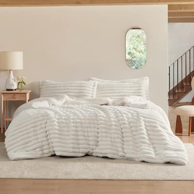Roll Cakes Chunky Bunny - Coma Inducer® Oversized Comforter Set - Cream