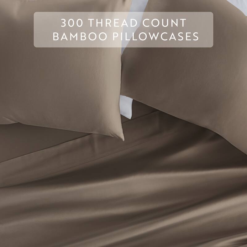 Becky Cameron Soft 100% Rayon from Bamboo 2-Piece Pillowcase Set