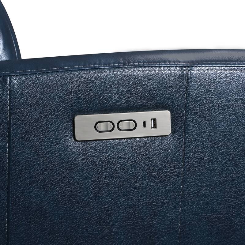 Genuine Leather 3-Piece Power Reclining Sofa Set with Power Headrest and USB&USB-C Port, Zero Gravity