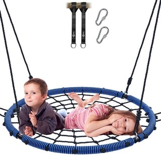 40'' 750lbs Spider Swing Web Saucer Tree Swing for Kids Adults