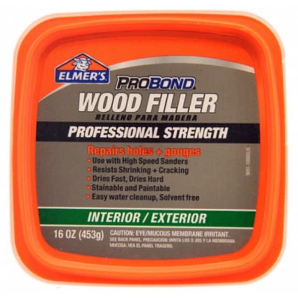 Shop Elmer S P9891 Probond Professional Strength Interior Exterior Wood Filler 1 Pt Overstock 25546608