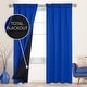preview thumbnail 9 of 117, Deconovo 100% Full Blackout Double-Layer Rod Pocket Curtains (2 Panels)