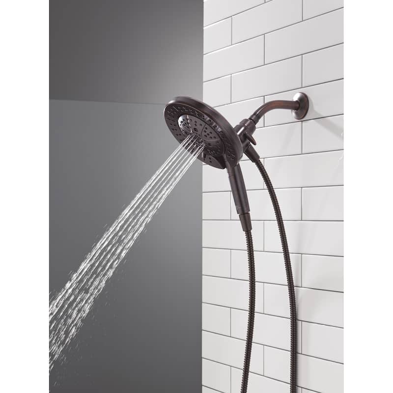 Delta 58651-25 In2ition 2.5 GPM Multi Function 2-in-1 Shower Head and - Lumicoat Champagne Bronze