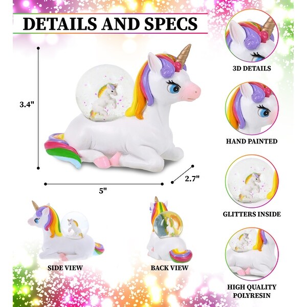 CoTa-Global-Unicorn-Snow-Globe