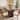 31.5" Square Dining Table for 4, Modern Farmhouse Kitchen Table with Pedestal Base