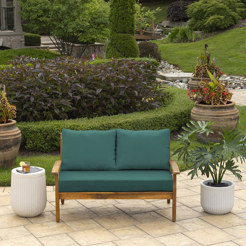 ARDEN Outdoor Loveseat Cushion Set, 48 x 24