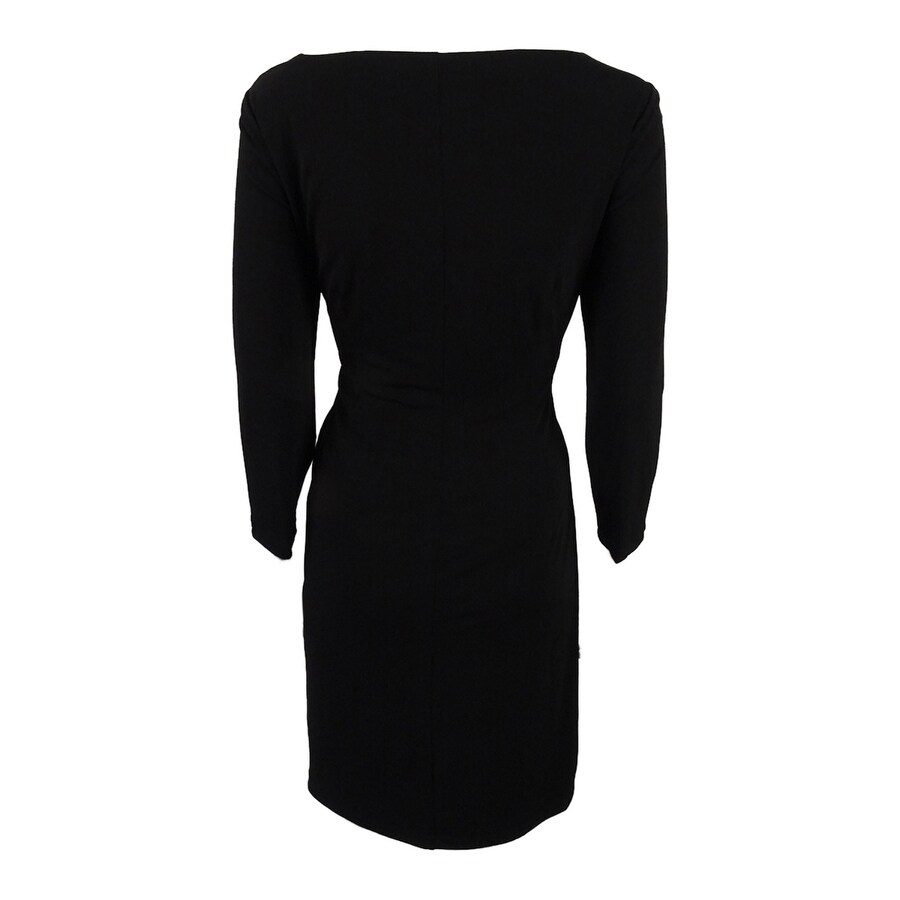 petite ruched dress