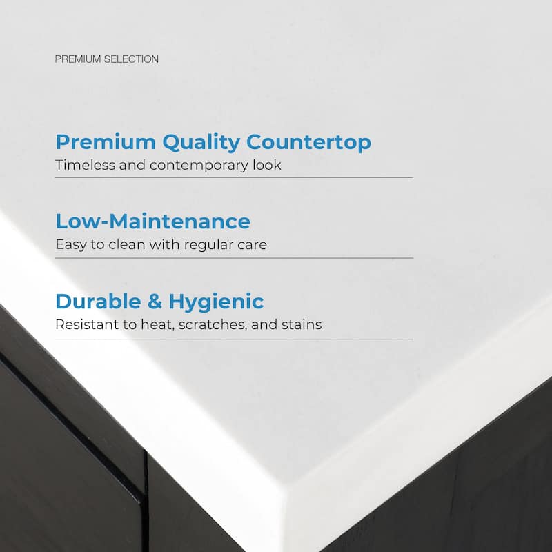 OVE Bailey Bathroom Vanity with Power Bar