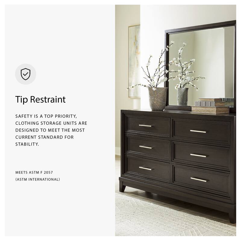 Signature Design by Ashley Neymorton Brown Dresser and Mirror