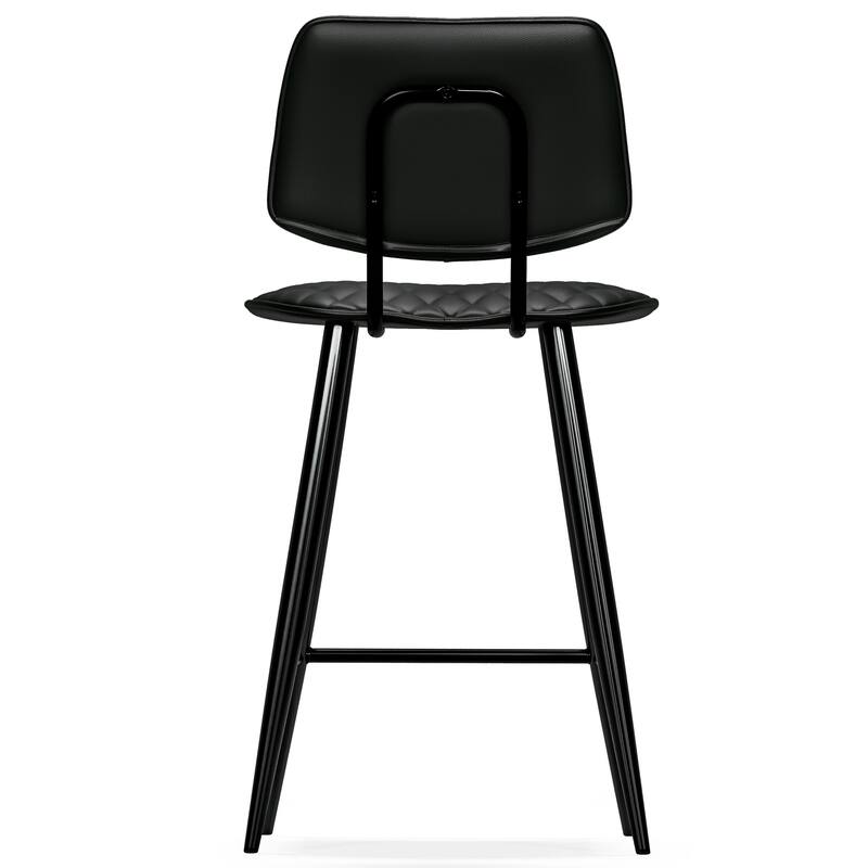 WYNDENHALL Skyla Contemporary 16 inch Counter Height Stool (Set of 2) - 19.5"D x 19"W x 38"H