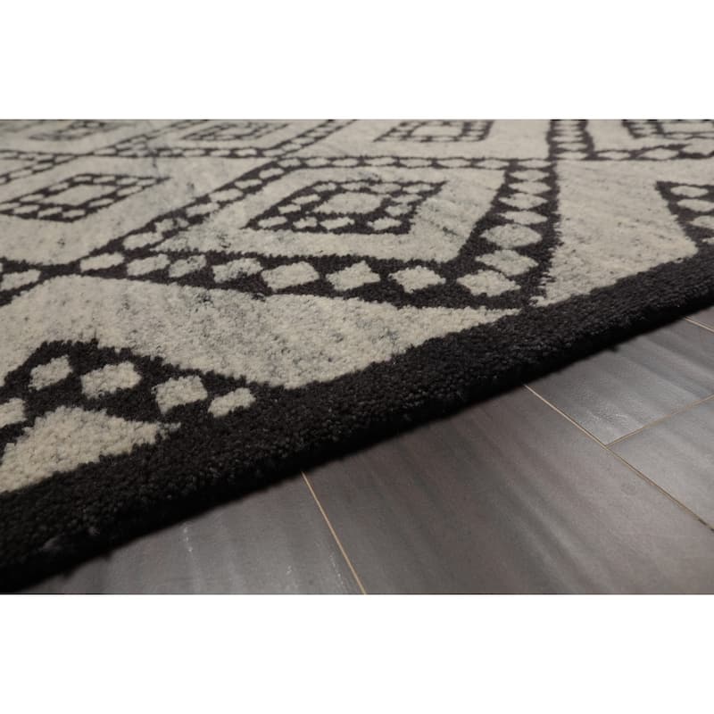 Hand Knotted Tibetan Wool Modern & Contemporary Oriental Rug (8x10) - 8' 4'' x 10' 3''