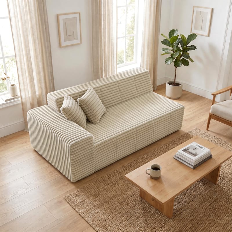 Modern Oversized plush Sofa Bed