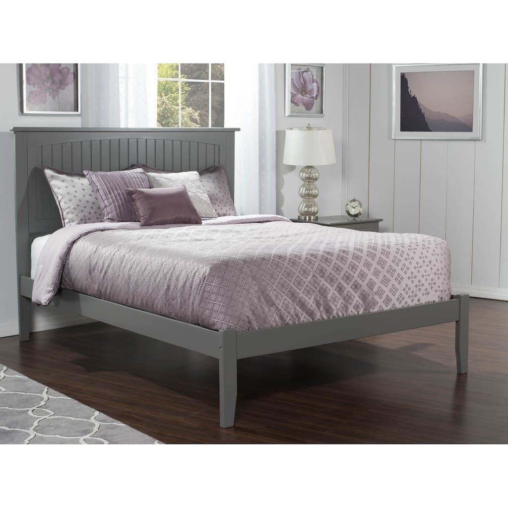 Nantucket King Platform Bed in Grey