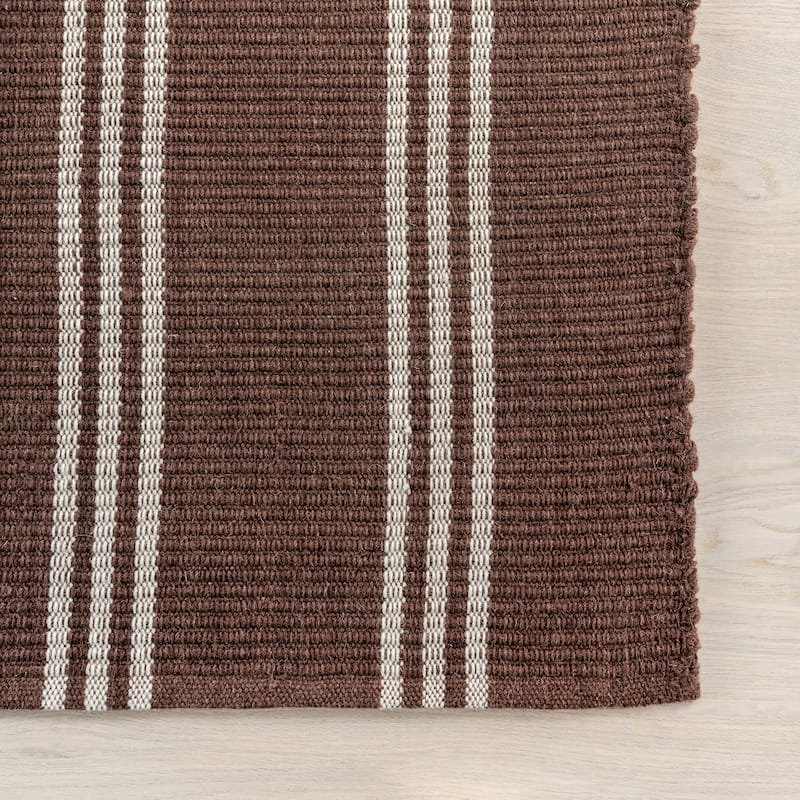Hawthorn Striped Wool Area Rug
