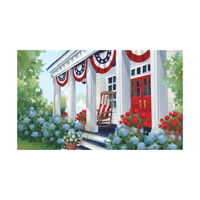 30 in. x 18 in. Patriotic Porch Estate Sassafras Switch Mat