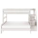 preview thumbnail 18 of 26, Max and Lily Modern Farmhouse Twin Over Full Bunk Bed With Staircase