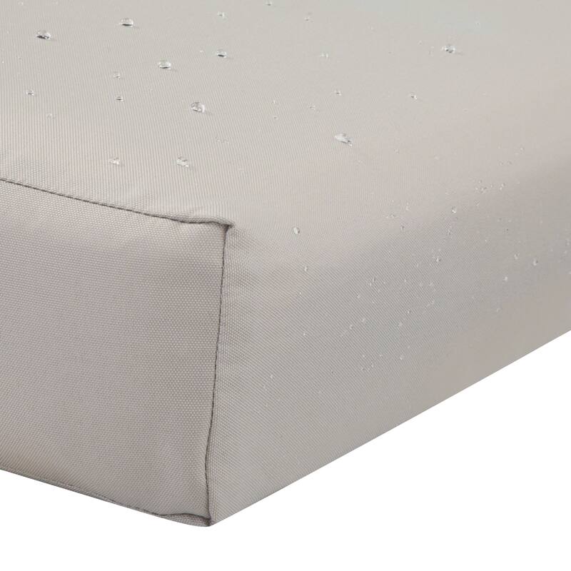 Classic Accessories Ravenna Water-Resistant 21 x 19 x 5 Inch Patio Seat Cushion, Empire Blue