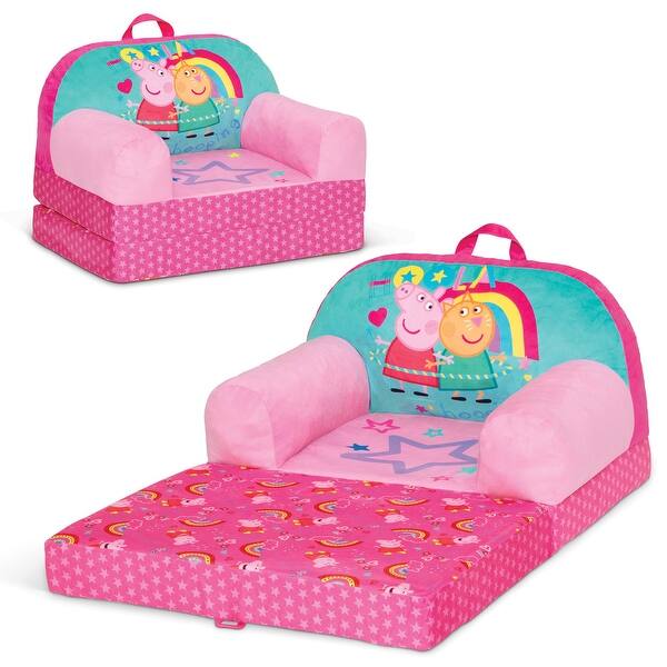 slide 2 of 5, Peppa Pig Cozee Buddy Flip-Out Kids Chair
