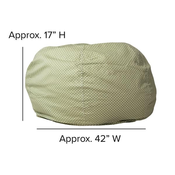 dimension image slide 11 of 22, Oversized Refillable Bean Bag Chair for Kids and Adults