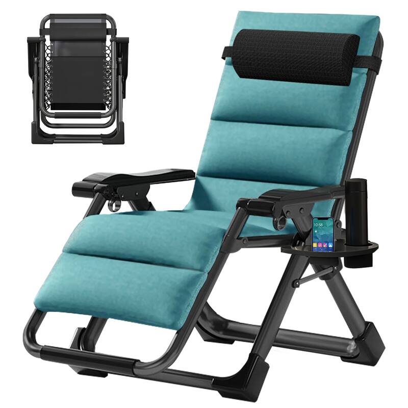 DoCred Zero Gravity Chair, Folding Adjustable Patio Lounge Chair