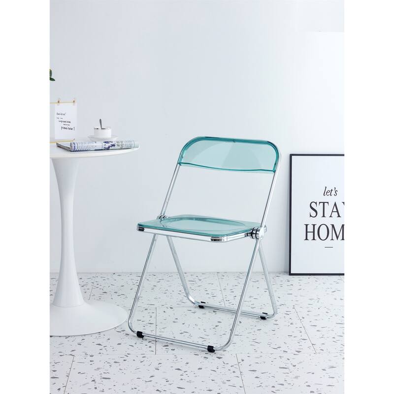 Clear Transparent Folding Chair Chair Pc Plastic