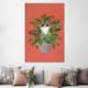 iCanvas "Cleo In A Fern" by Kim Haskins Canvas Print