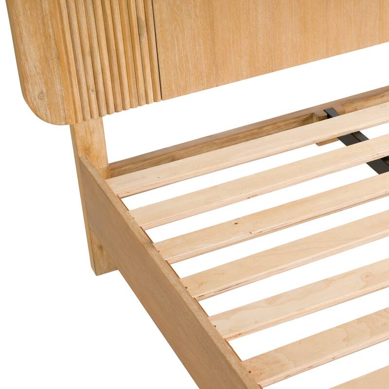 Modrest Jacobson Modern Natural Acacia Bed