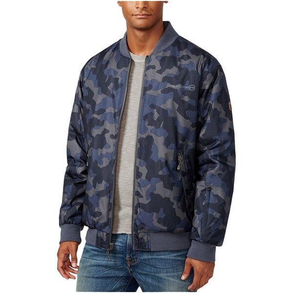 alpine camo bomber jacket