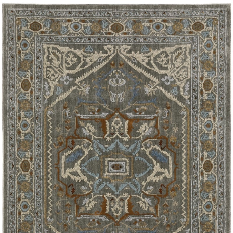 HomeRootsMedallion Traditional Runner Area Rug