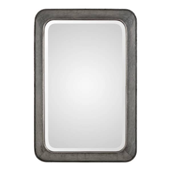slide 2 of 5, Beveled Rectangular Wall Mirror - Silver - 30.25"
