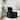 vidaXL Massage Recliner Chair Black Faux leather Single